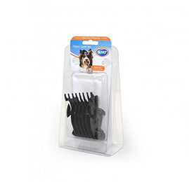 Produktbild von Duvo+ Haarschneide-Adapter Set für Hunde mit 2 Aufsätzen 3-6mm und 9-12mm aus Kunststoff
