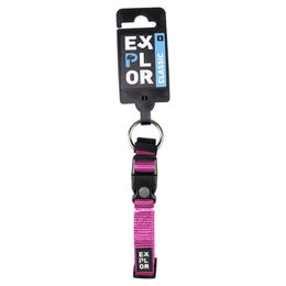 Produktbild von Duvo+ Halsband Fashion Fuchsie aus Nylon in Rosa Größe S für kleine Hunde