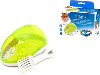 Duvo+ Hamster WC-Kit Toilette für Hamsterkäfig in Grün – Bild 1 von 5