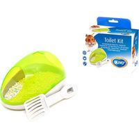 Produktbild von Duvo+ Hamster WC-Kit Toilette für Hamsterkäfig in Grün