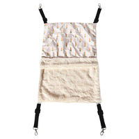 Produktbild von Duvo+ Hängematte Carrot Plüsch für Nagetiere Weiß 47x32cm