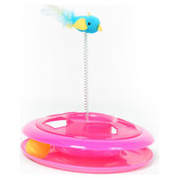Produktbild von Duvo+ Happy Hoop Katzenspielzeug mit Katzenminze in Rosa aus Kunststoff