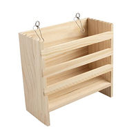 Produktbild von Duvo+ Heuraufe aus Holz für Kaninchen in Braun