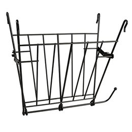 Duvo+ Heuraufe aus Metall für Kaninchen und Nagetiere Schwarz 19 x 18 x 11 cm – Bild 1 von 5