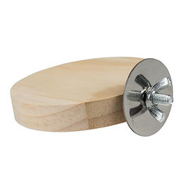 DUVO+ Holzplattform Duvoplus Knabberspielzeug für Hamster und Mäuse 8,5 x 8,5 cm – Bild 1 von 3