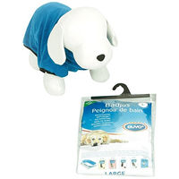 Produktbild von Duvo+ Hundebademantel aus Mikrofaser Blau Größe XL
