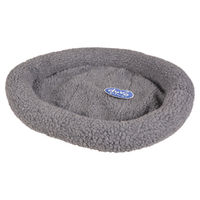 Produktbild von Duvo+ Hundebett aus Schafwolle oval grau 50x35 cm