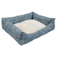 Produktbild von Duvo+ Hundebett Mellura aus Plüsch Blau 60 x 45 x 16 cm