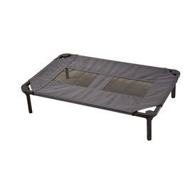 Duvo+ Hundebett Relax faltbar Grau Größe S aus Nylon für kleine Hunde und Senioren – Bild 1 von 8