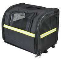 Produktbild von Duvo+ Hundefahrradkorb Packtasche für kleine Rassen Schwarz aus Polyester
