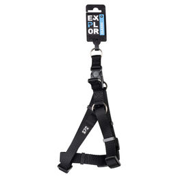 Produktbild von Duvo+ Hundegeschirr Norwegergeschirr Step in Classic aus Nylon Schwarz Größe M