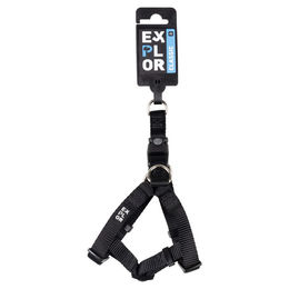 Produktbild von Duvo+ Hundegeschirr Step in Classic Schwarz aus Nylon Größe XS