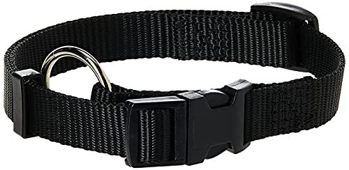 Duvo+ Hundehalsband aus Nylon verstellbar Schwarz – Bild 1 von 4