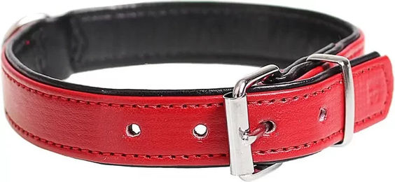 Duvo+ Hundehalsband Chic aus Kunstleder Rot 35-42 cm 19 mm – Bild 1 von 3