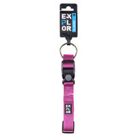 Produktbild von Duvo+ Hundehalsband Fashion Fuchsie aus Nylon in Rosa Größe L