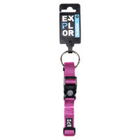Produktbild von Duvo+ Hundehalsband Fashion Fuchsie aus Nylon in Rosa Größe M