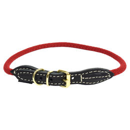 Produktbild von Duvo+ Hundehalsband Forest aus Nylon in Rot Größe L