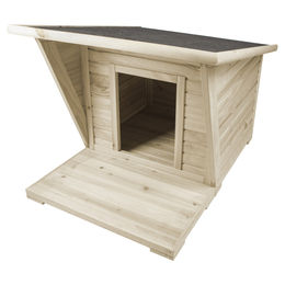 Duvo+ Hundehütte Woodland Bungalow Pinus aus Holz – Bild 1 von 3