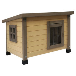 Duvo+ Hundehütte Woodland Dacha Country für kleine Hunde 57x45x42,5cm – Bild 1 von 4