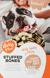 Duvo+ Hundekekse gefüllte Knochen mit Huhn Lamm oder Lachs 500 g - 500 g – Bild 1 von 4
