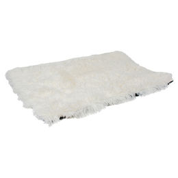 Produktbild von Duvo+ Hundekissen Bench Snug aus Landhaar-Plüsch Weiß Größe L