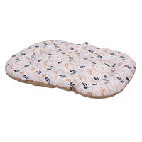 Produktbild von Duvo+ Hundekissen Breezy oval gesteppt weiß 120 x 76 x 11 cm