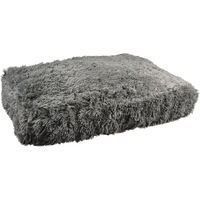 Produktbild von Duvo+ Hundekissen Snug rechteckig dunkelgrau Größe L ultraweich mit langem Flor - 1 Stk.