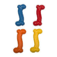 Produktbild von Duvo+ Hundeknochen Dental Kauspielzeug aus Gummi 14 cm in Bunt
