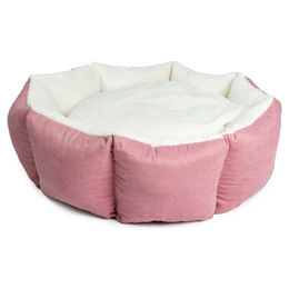 Duvo+ Hundekorb Hexa Velvet Rosa Größe L aus Polyester – Bild 1 von 2