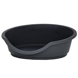 Duvo+ Hundekorb Sleeper Tino Eco Schwarz aus Kunststoff 53 x 32 x 18 cm – Bild 1 von 3