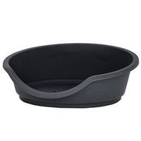 Produktbild von Duvo+ Hundekorb Sleeper Tino Eco Schwarz aus Kunststoff 53 x 32 x 18 cm