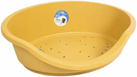 Duvo+ Hundekorb Sleeper Tino Gelb für erwachsene Hunde 80 x 60 x 25 cm – Bild 1 von 6