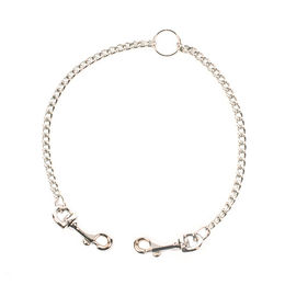 Produktbild von Duvo+ Hundeleine als Doppelleine aus Metall 50 cm/3 mm Silber