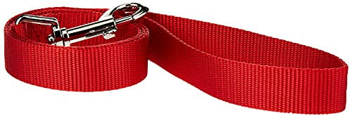 Duvo+ Hundeleine aus Nylon in Rot - 100 cm – Bild 1 von 2