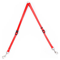 Produktbild von Duvo+ Hundeleine Koppler aus Nylon in Rot für alle Altersstufen und Größen 40-70 cm