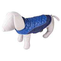 Duvo+ Hundemantel Hi Vis Quilt Blau XL wasserabweisend aus Polyester - 1 Stk. – Bild 1 von 2