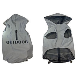 Duvo+ Hundemantel Hi Vis Sporty Fleece grau Größe L wasserabweisend - 1 Stk. – Bild 1 von 6