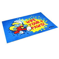Produktbild von Duvo+ Hundematte Die Schlümpfe Blau aus Nylon 60 x 40 cm rutschfest