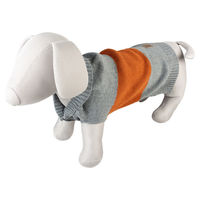 Produktbild von Duvo+ Hundepullover Cozy Strickpullover Grau/Orange Größe XS - 1 Stk.