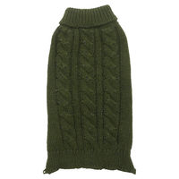 Produktbild von Duvo+ Hundepullover Cozy Strickpullover mit Zopfmuster Grün Größe S