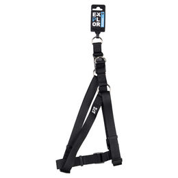 Produktbild von Duvo+ Hundeschirr Step in Classic aus Nylon Schwarz Größe XL