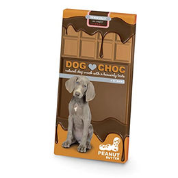 Duvo+ Hundeschokolade Dog Choc Erdnussbutter ohne Zucker 100 g - 100 g – Bild 1 von 7