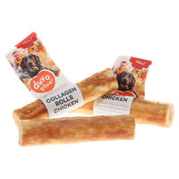 Produktbild von Duvo+ Hundesnack Chew! Collagen Rolls Huhn und Rind Monoprotein ohne Zucker Junior 105 g Größe L - 105 g