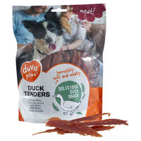 Produktbild von Duvo+ Hundesnack Entenfilets Trockenfleisch getreidefrei und hypoallergen 100 g