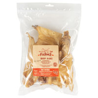Produktbild von Duvo+ Hundesnack Farmz Rinderohren Monoprotein ohne Farb- und Aromastoffe 300 g - 12 x 25 g