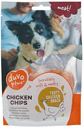 Duvo+ Hundesnack Huhn Trockenfleisch Chips Junior 80 g - 80 g – Bild 1 von 4