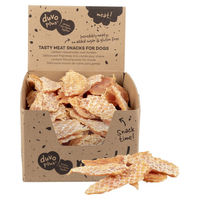 Produktbild von Duvo+ Hundesnack Huhn und Ente Trockenfleisch Jerkies mit hohem Fleischanteil getreidefrei und glutenfrei