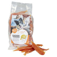 Produktbild von Duvo+ Hundesnack Hühnchenfilets Trockenfleisch getreidefrei glutenfrei ohne Zucker 1 kg