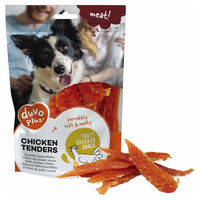 Produktbild von Duvo+ Hundesnack Hühnchenfilets Trockenfleisch getreidefrei und glutenfrei 100 g
