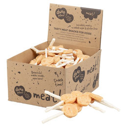 Duvo+ Hundesnack Lollipops Huhn Zahnpflege-Snack getreidefrei glutenfrei ohne Zucker mit hohem Fleischanteil 120 Stück – Bild 1 von 1